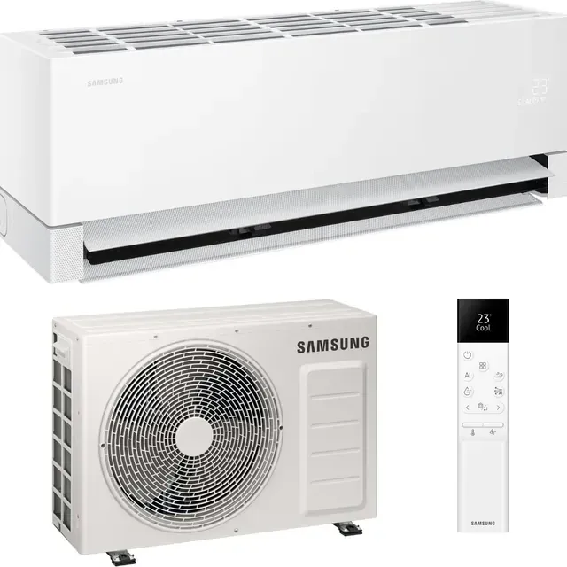 Кондиціонер Samsung до 35 м² для дому з Wi-Fi AR70H12C1AWNEU Premiere WindFree підходить для обігрівання до -22 °C