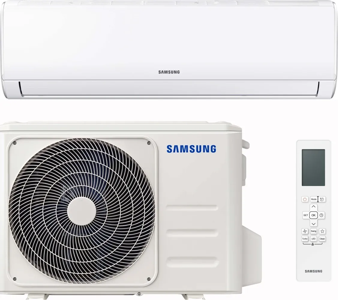 Кондиціонер Samsung до 50 м2 AR18BXHQASINUA підходить для обігріву до -22 °C