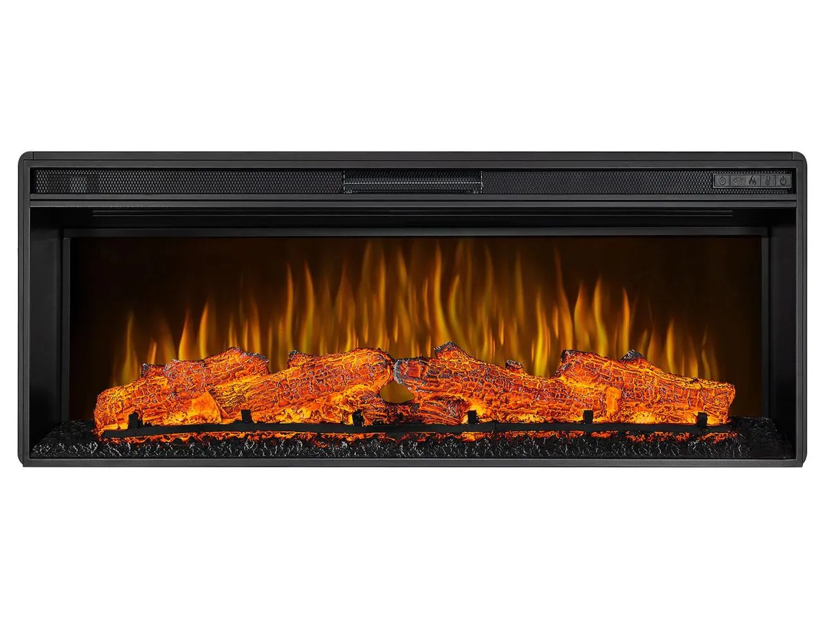Электрокамин с защитой от перегрева и пультом ДУ декоративный ArtiFlame AF42 Multicolor черный встроенный