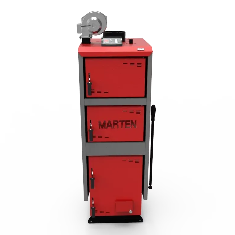 Котел твердопаливний до 240 м² Marten Comfort MC-24 24 кВт тривалого горіння. Для опалення вдома, дачі, гаража або виробництва