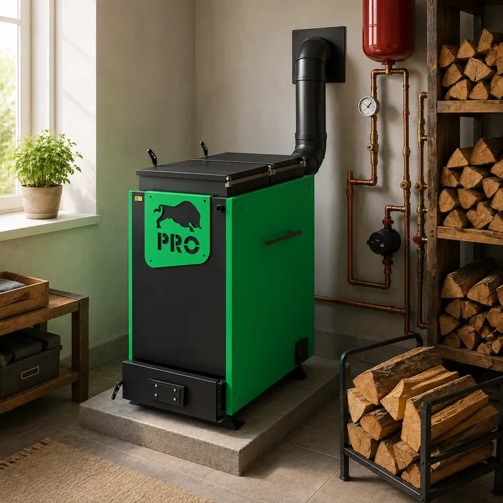 Шахтний котел Холмова Zubr Pro  — 12 кВт