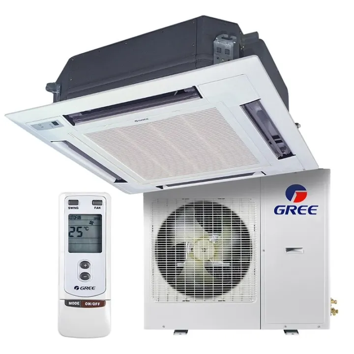 Кондиціонер касетного типу до 140 м² GREE для дому GKH48K3HI/GUHN48NM3AO для обігрву до -15 °C