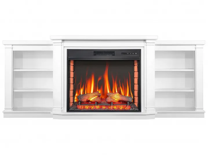Камінокомплект ArtiFlame Parliament AF28S білий б'янко (198 x 79.5 см) зі звуком