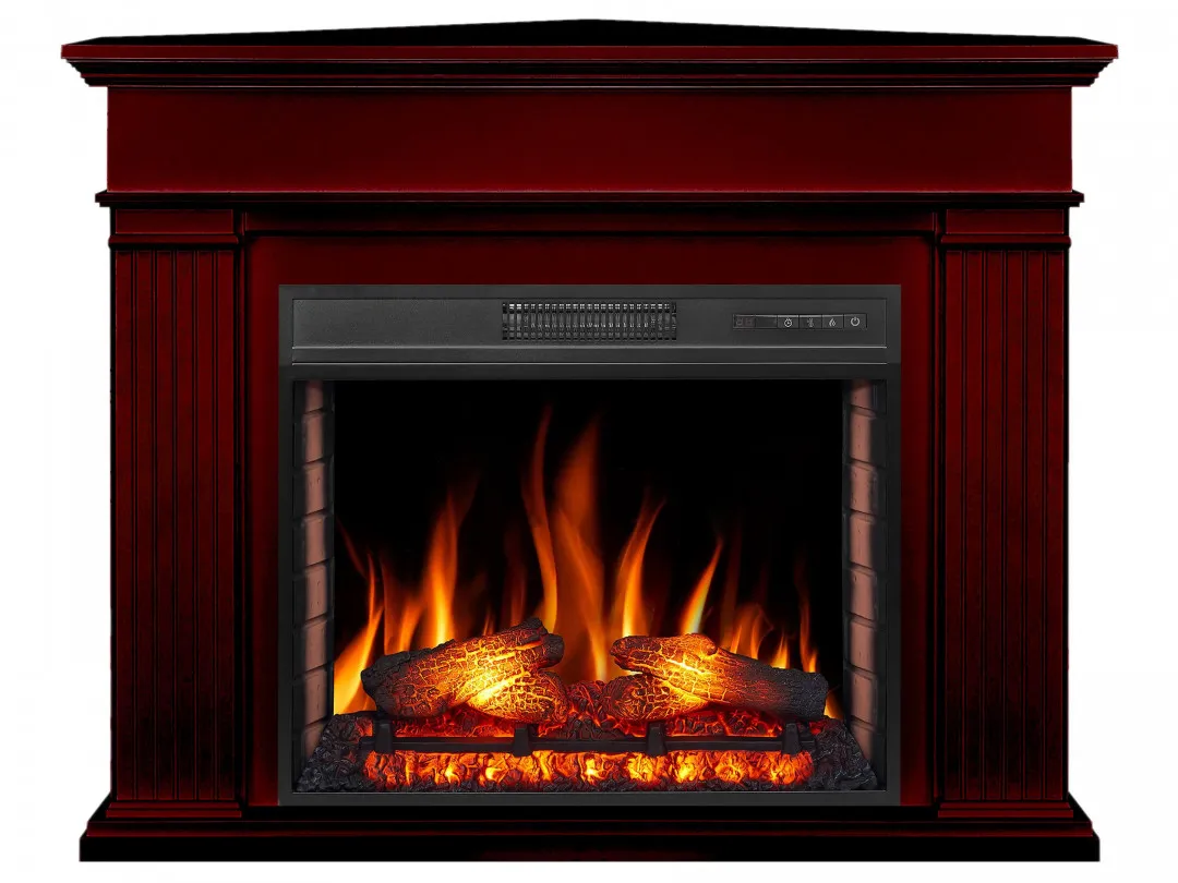 Каминокомплект угловой ArtiFlame Andante Corner AF28S коньяк (119 х 92.3 х 77 см) со звуком