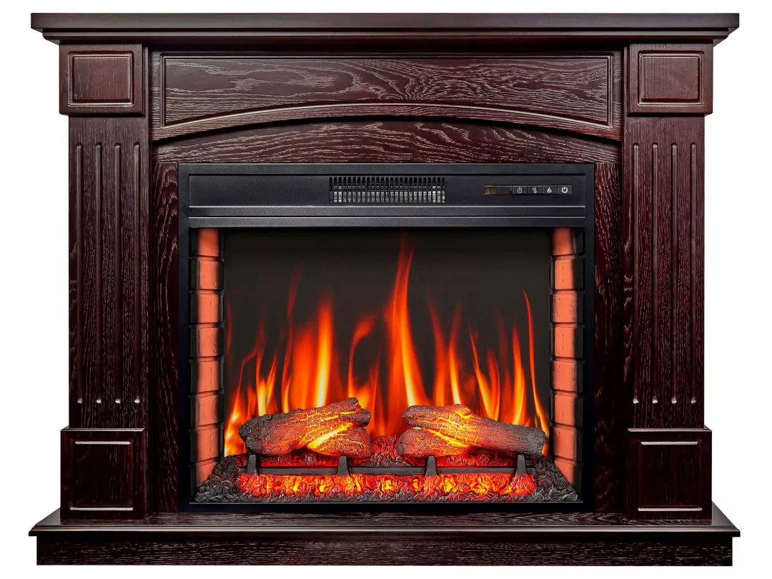 Камінокомплект ArtiFlame Boston AF28S темний горіх (116 х 90.5 х 35 см) зі звуком