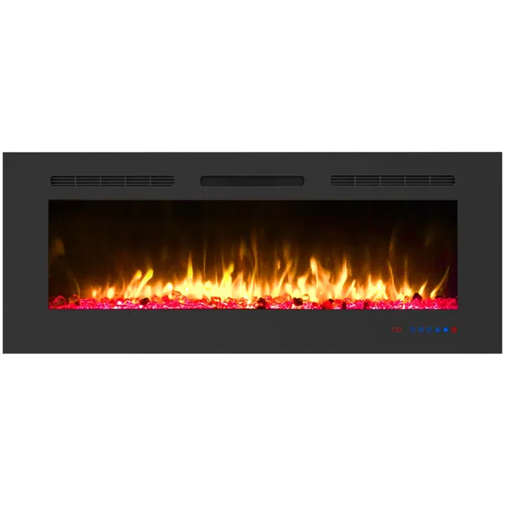 Электрокамин с обогревом, звуком и эффектом пламени декоративный Royal Flame Galaxy 50 RF черный универсальный