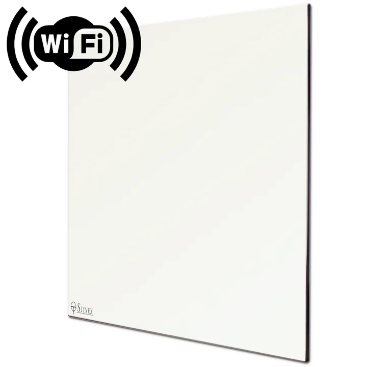 Обігрівач керамічний до 14 м2 Stinex PLC-T 350-700/220 Wi-Fi білий (60 х 60 см) 700 Вт з терморегулятором