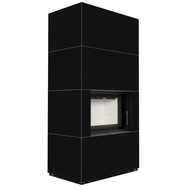 FLOKI BOX 8 kW Ø 160 в корпусе с керамогранита NERO ASSOLUTO