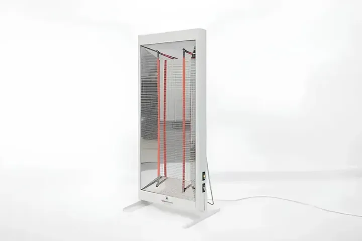 Обігрівач металевий до 22 м2 "STRONG" білий (65х30 см) 1200 Вт
