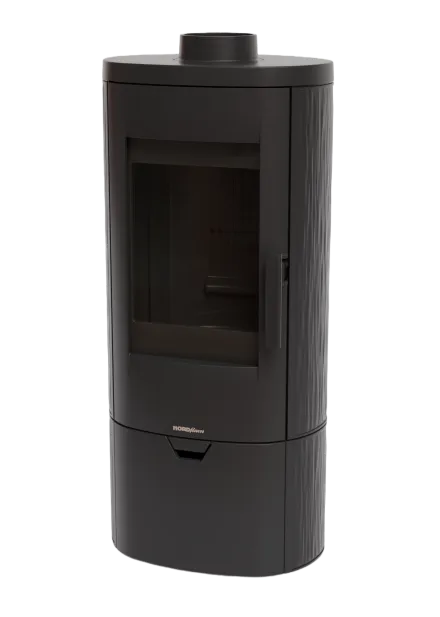 Польская печь на дровах до 78 м² чугунная Nordflam PALERMO 7.8 кВт 450х340х1034 мм