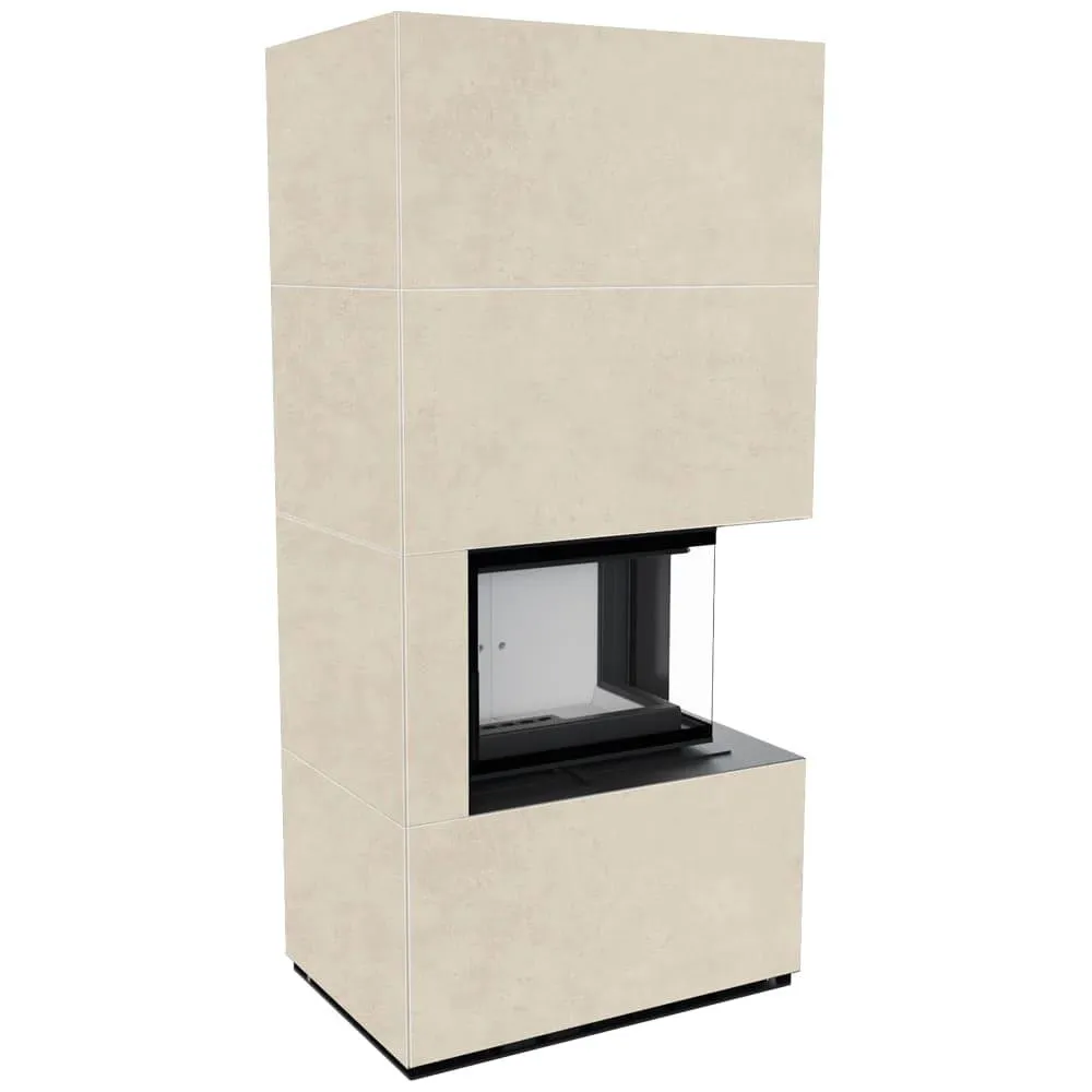 FLOKI BOX правый 8 kW Ø 160 в корпусе с керамогранита FOKOS PIOMBO