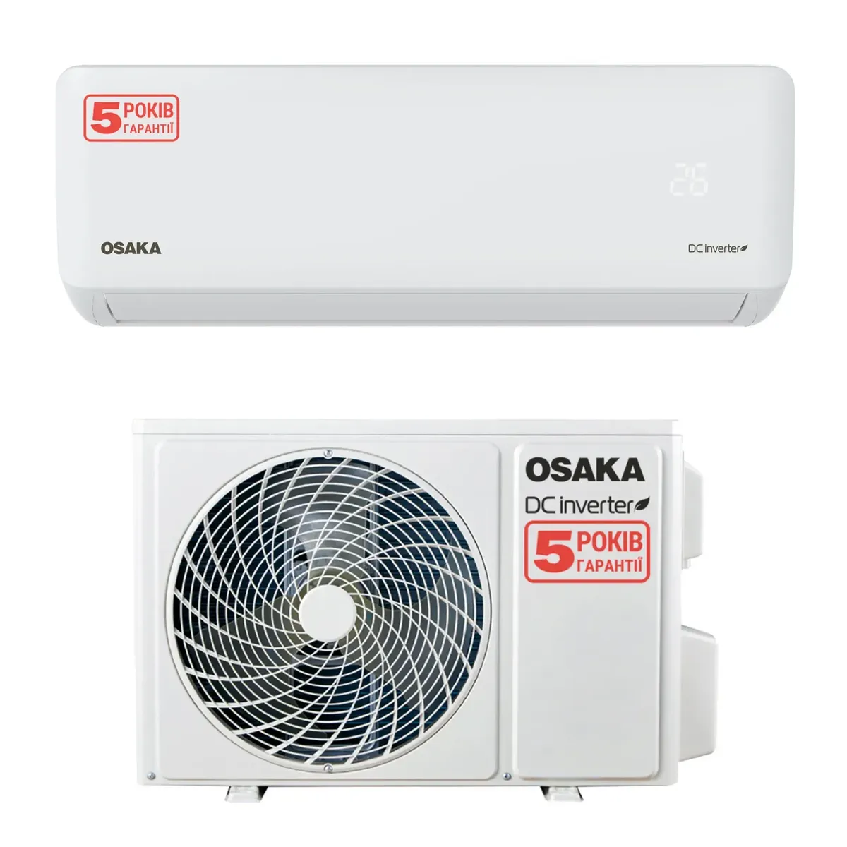 Кондиционер OSAKA INVERTER STV-24HH R-410а, дисплей, до -15 град.