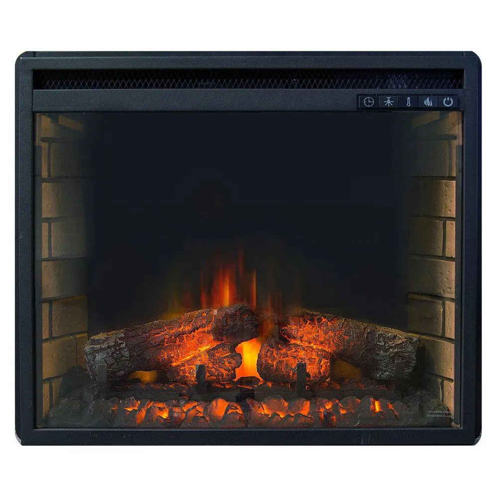 Электрокамин с эффектом пламени декоративный Royal Flame Vision 23 LED FX N черный встроенный