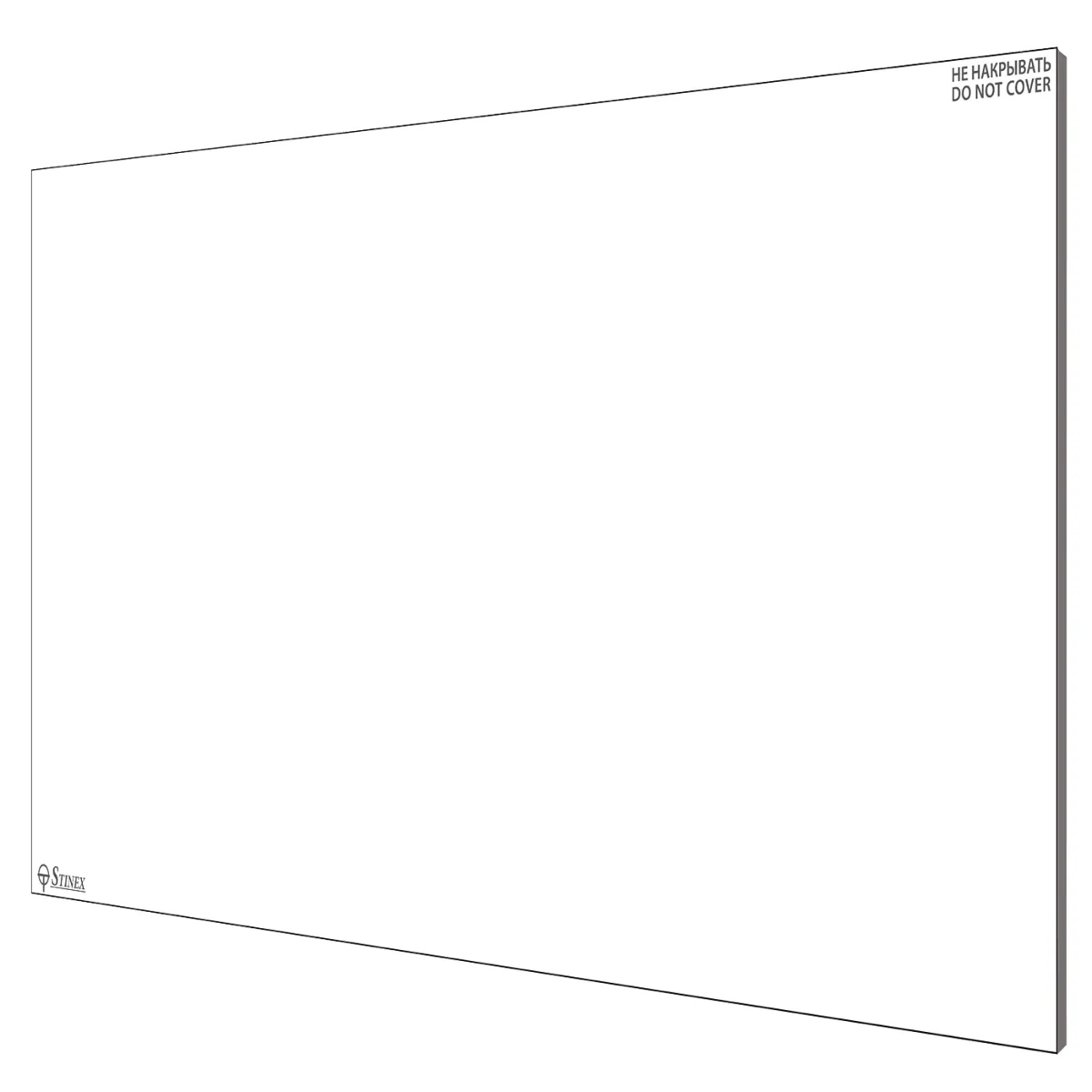 Обігрівач керамічний до 16 м2 Stinex PLC 500-1000/220 білий (90 х 45 см) 1000 Вт