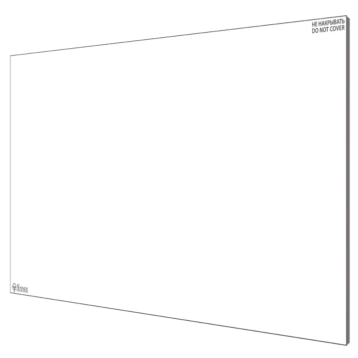 Обігрівач керамічний до 16 м2 Stinex PLC 500-1000/220 білий (90 х 45 см) 1000 Вт