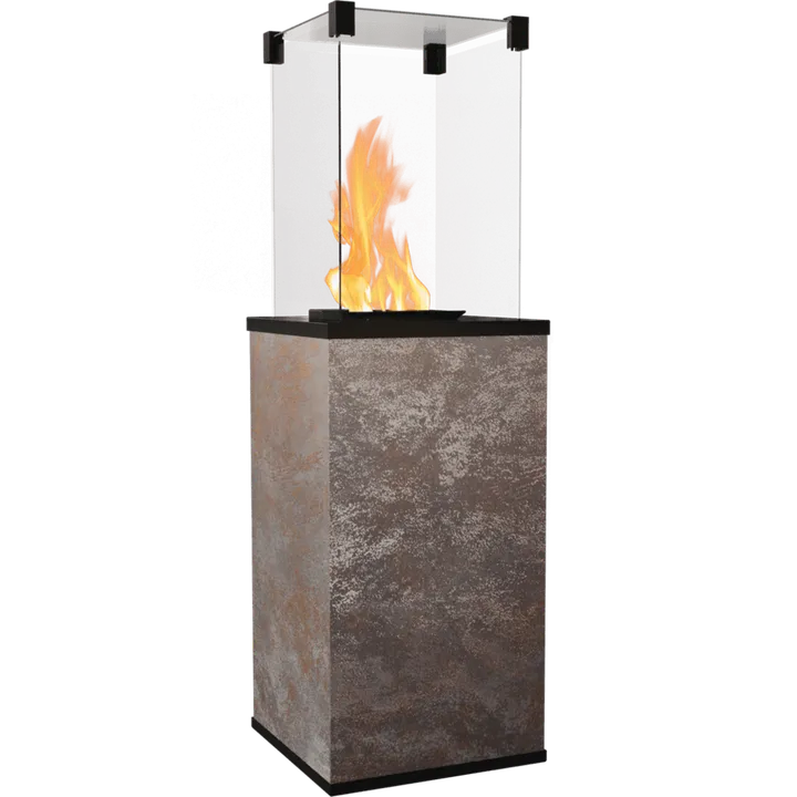 Газовий обігрівач Kratki PATIO MINI керамограніт OXIDE NERO - ручне управління