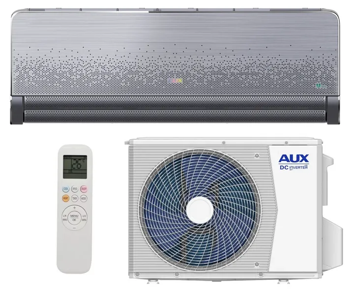 Кондиціонер до 35 м2 AUX для дому з Wi-Fi C-Pro Grey AUX-12CPRO підходить для обігріву до -25 °C