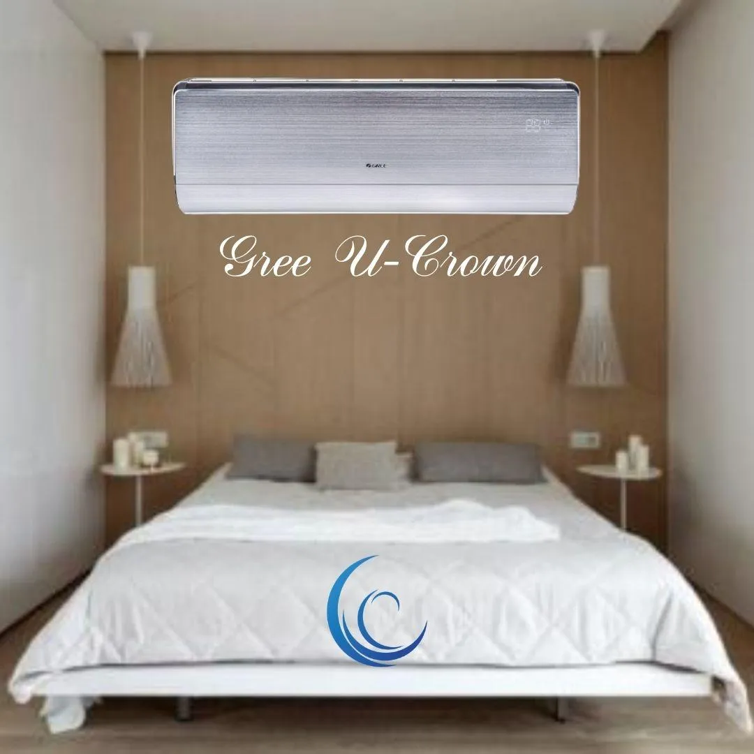 Кондиционер до 25 м² GREE для дома с Wi-Fi U-Crown GWH09UB-K6DNA4A с энергоэффективностью A+++