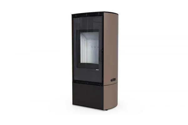 Польская печь на дровах до 90 м²стальная Defro Home DEA Коричневый 9 кВт 1198х601х492 мм
