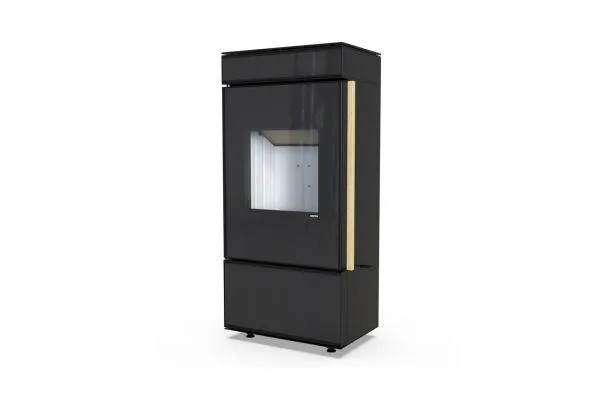 Польська піч на дровах до 60 м² сталева Defro Home CUBE MINI 6 кВт 1080х506х330 мм