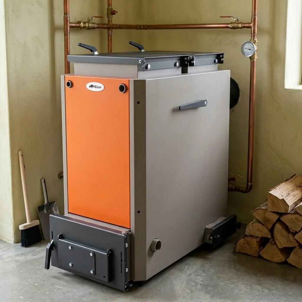 Шахтний котел Bizon FS Trio 8 кВт до 80 м²