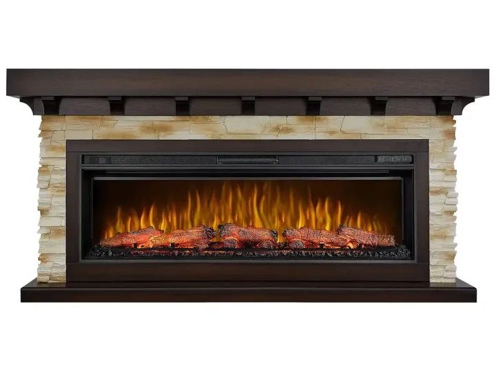 Камінокомплект ArtiFlame Ludwig AF42 махагон коричневий антик(176.3 х 85 см), зі звуком