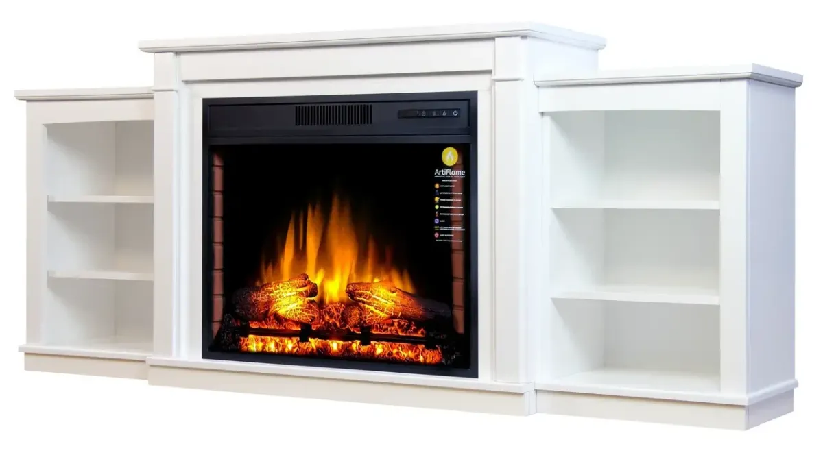 Каминокомплект ArtiFlame Vogue AF28S белый бьянкo (186 х 79.7 х 32 см) со звуком