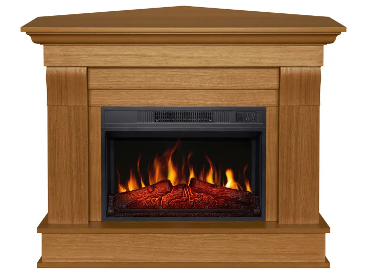 Камінокомплект універсальний 2в1 ArtiFlame Albion AF23S (90.6 х 110 см) світлий дуб зі звуком