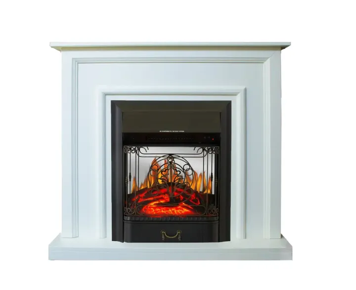Камінокомплект електричний Dimplex IDaMebel Adele білий з каміном Majestic Black