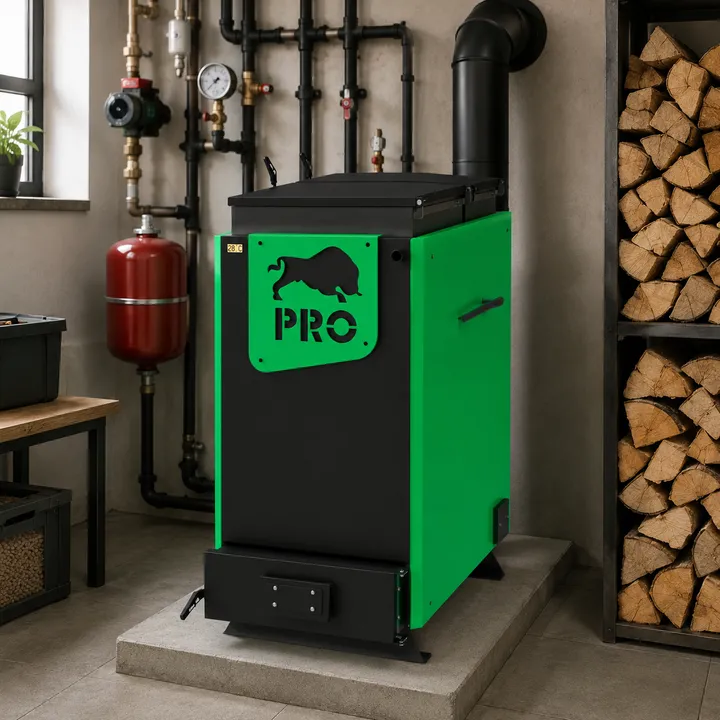 Шахтный котел Холмова Zubr Pro - 20 кВт