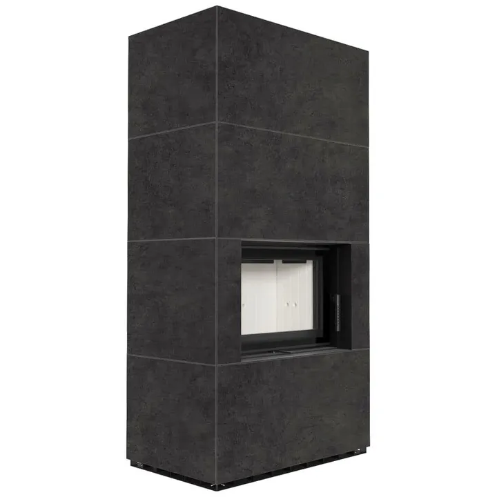 FLOKI BOX 8 kW Ø 160 в корпусе с керамогранита FOKOS GRAFITE