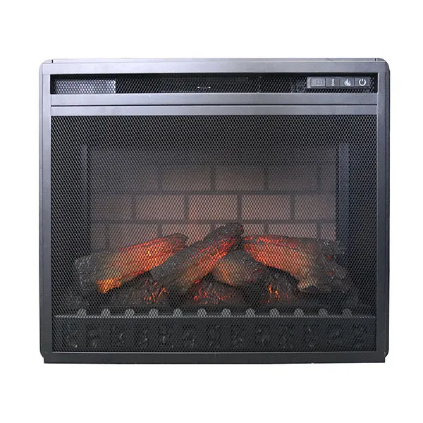 Електрокамін з обігрівом, звуком та ефектом полум'я декоративний Royal Flame Vision 23 EF LED 3D FX чорний вбудований