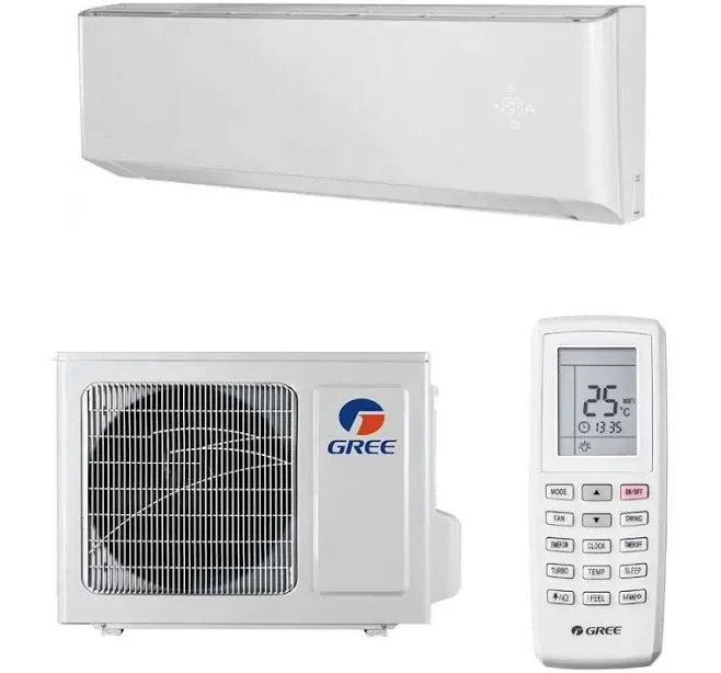Кондиціонер до 70 м² GREE для дому з Wi-Fi Amber DCI R32 з енергоефективністю A+++ GWH 24YE-S6DBA2A
