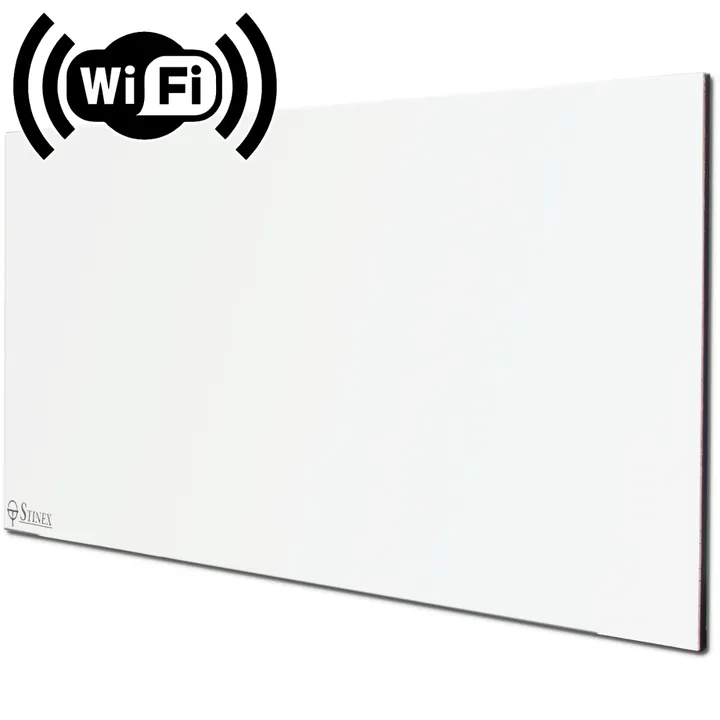 Обогреватель керамический до 18 м2 Stinex PLC-T 700-1400 Wi-Fi белый (60 х 120 см) 1400 Вт с терморегулятором