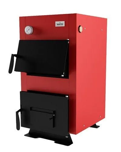 Котел твердотопливный до 150 м² Marten Base MB-15 15 кВт.Для отопления дома, дачи, гаража или производства