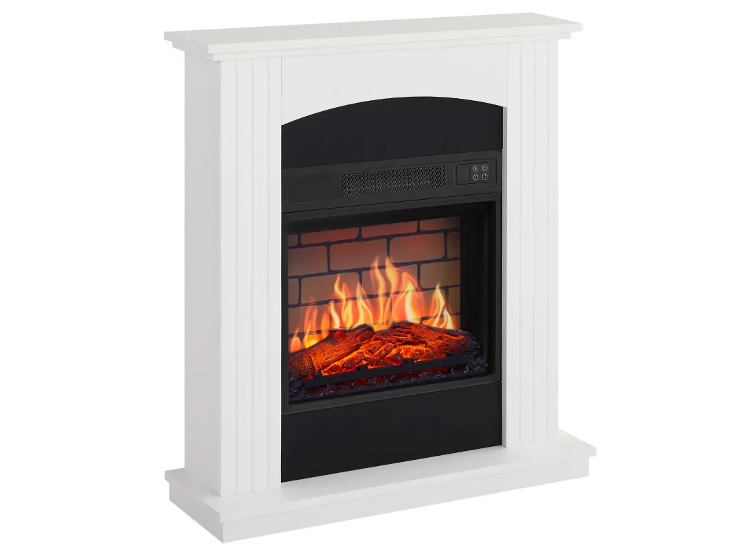 Каминокомплект ArtiFlame Collins AF18B белый, без звука