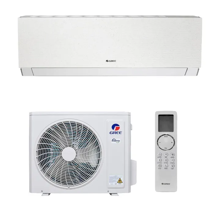 Кондиціонер до 70 м² GREE для дому з Wi-Fi Clivia Stone Beige з енергоефективністю A++/A+++ GWH24AUDXF-K6DNA1A