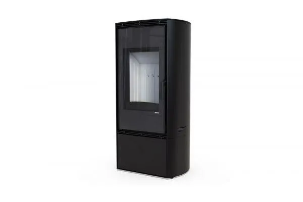 Польська піч на дровах до 90 м² сталева Defro Home DEA чорна 9 кВт (1198х601х492 мм)