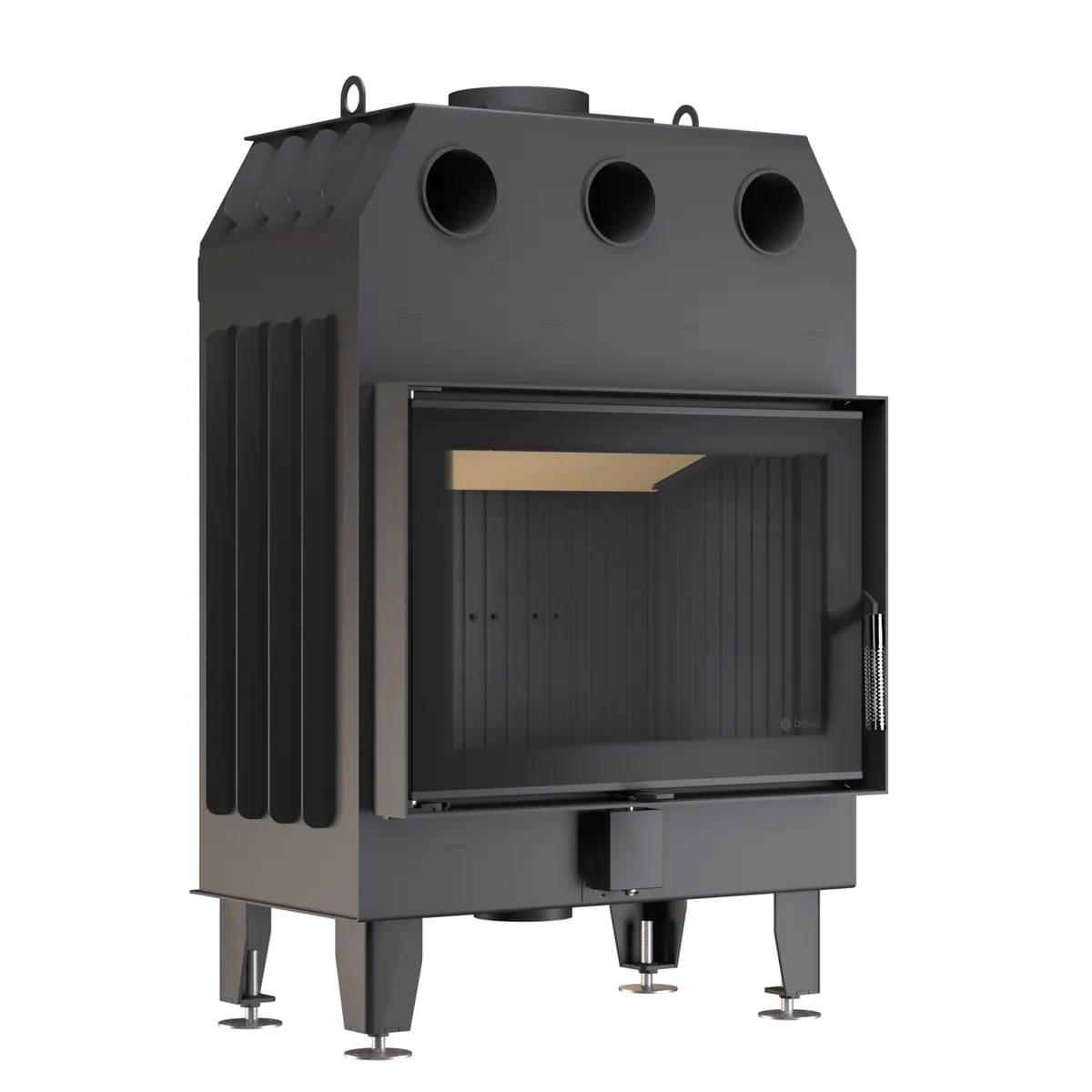 Камінна топка BOKAR 7050 (15,2 кв) black ceramatex