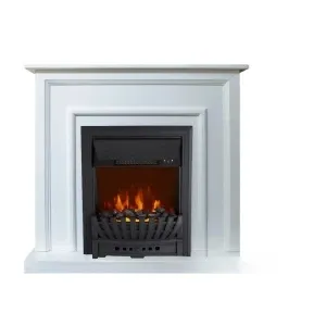Камінокомплект електричний Dimplex IDaMebel Adele білий з каміном Electrolux EFP/P-1020