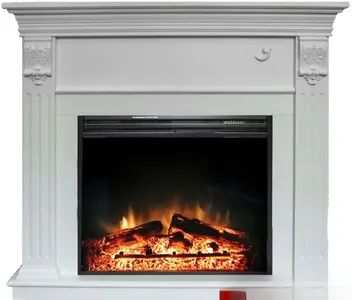 Камінокомплект електричний Dimplex IDaMebel Marseille білий з каміном Jupiter