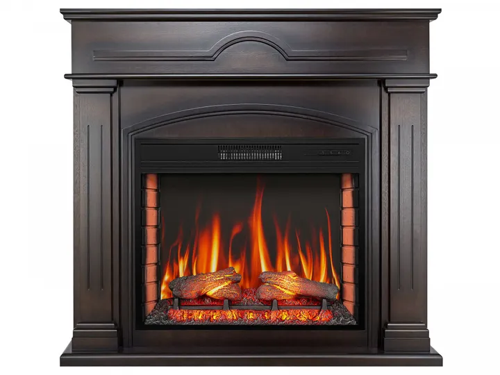 Камінокомплект ArtiFlame December AF28S махагон коричневий антик (115 х 107 х 32.5 см) зі звуком