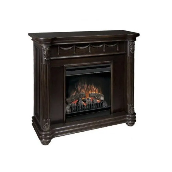 Камінокомплект електричний Dimplex Roma Espresso коричневий з ефектом полум'я OPTIFLAME