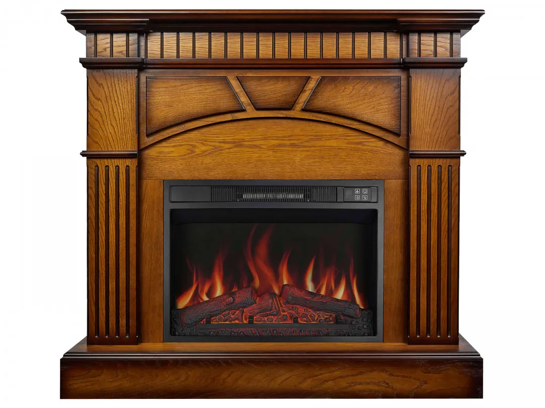 Каминокомплект ArtiFlame York AF23S дуб антик (108.6 х 99.8 х 36.5 см) со звуком