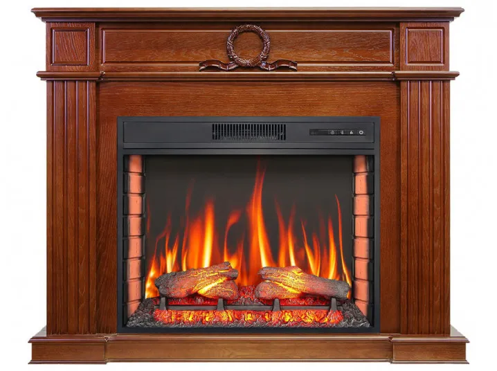Камінокомплект ArtiFlame Neoclassic AF28S горіх (117.9 х 95.8 х 34.5 см) зі звуком