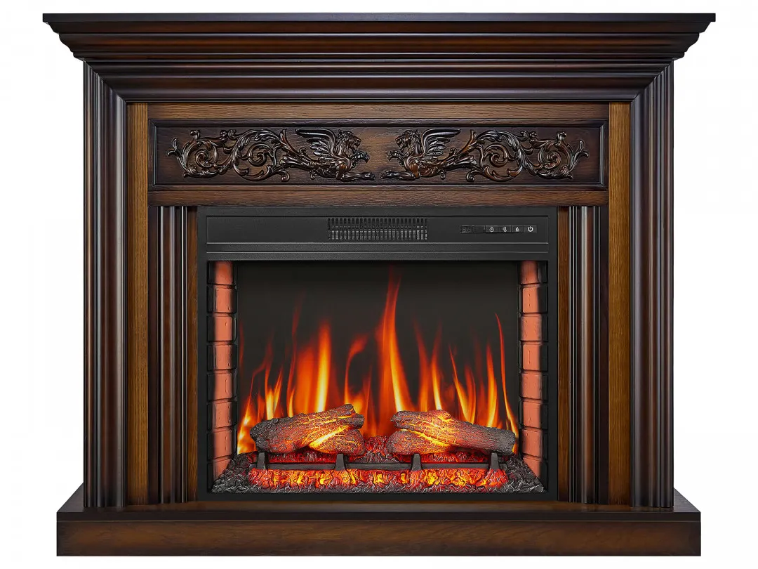 Камінокомплект ArtiFlame Monferrato AF28S дуб антик (130 х 106 х 33 см) зі звуком