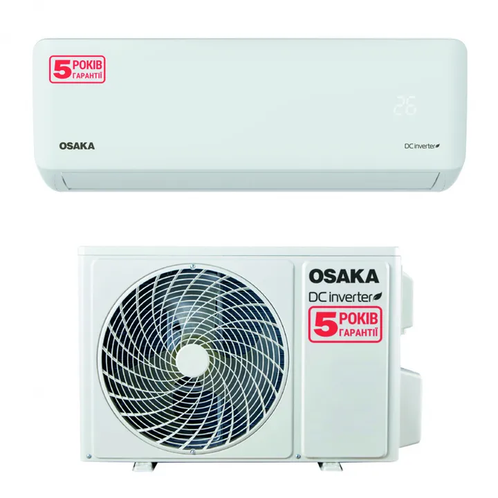 Кондиціонер до 50 м2 Osaka для дому STV-18HH3 Elite Inverter R32 підходить для обігріву до -15 °C