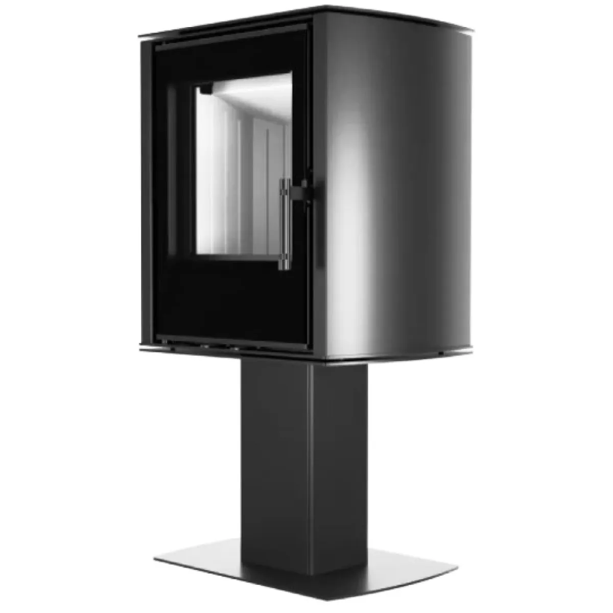 Польская печь на дровах до 65 м² стальная Hitze CANE SF 6,5 кВт 1019x550x400 мм