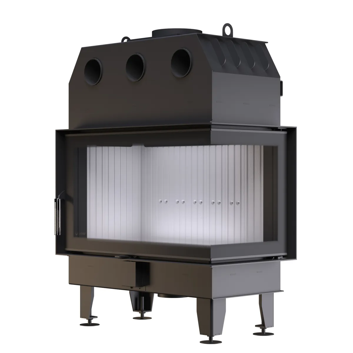 Каминная топка BOKAR 845045 L/R (17,0 кв) black ceramatex