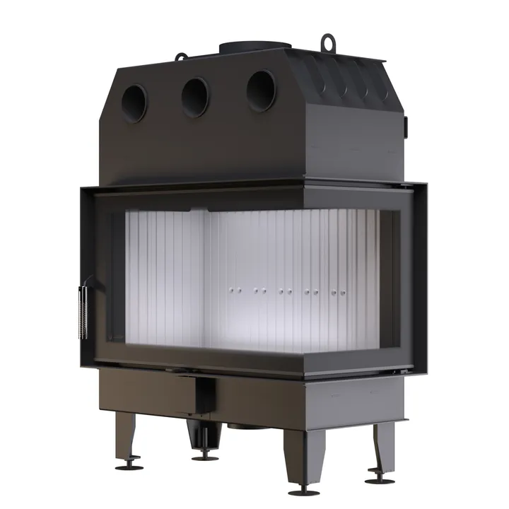 Каминная топка BOKAR 845045 L/R (17,0 кв) black ceramatex